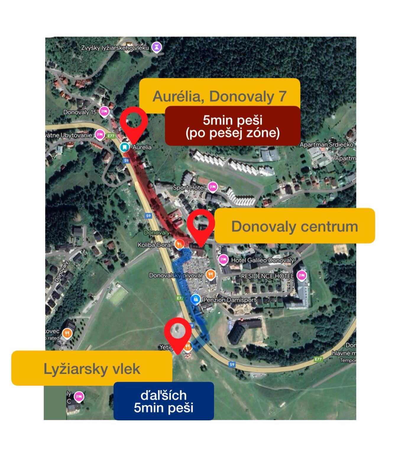 Penzion Aurelia Donovaly Zewnętrze zdjęcie